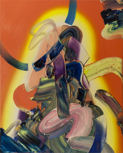 Erin LOREE Unclimable mountain, 2015 Oil 20" x 16"