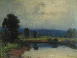 SUZOR-COTE Apres la pluie Oil 10.5" x 13.5"
