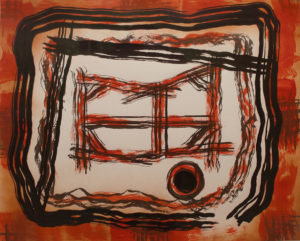David URBAN Untitled 2007 Mixed Media 13.75" x 16.75"