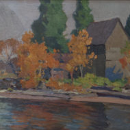 BEATTY  Autumn in Parry Sound District Oil 10 5 x 13 75