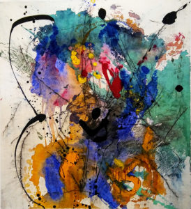 Michel BEAUCAGE Fiori VII, 2017 Mixed media 40" x 36"