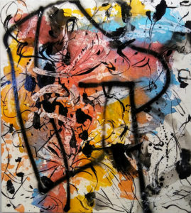 Michel BEAUCAGE Fiori VIII, 2017 Mixed media 40" x 36"