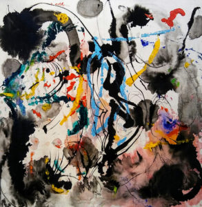 Michel BEAUCAGE Fiorissimo V, 2017 Mixed media 27" x 26.75"