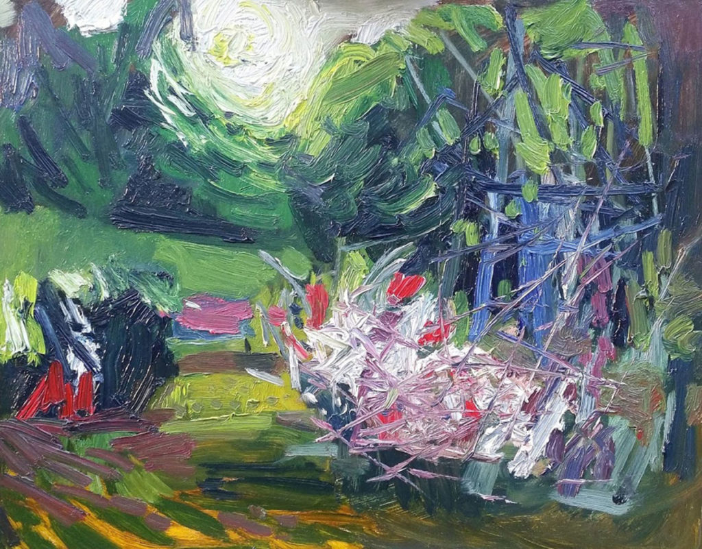 Byron HODGINS Sunset Oil 11" x 14"