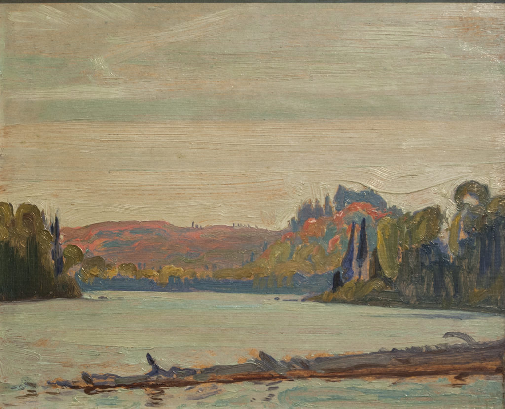J.E.H. MACDONALD Mongoose Lake, Algoma, 1919 Oil 8.5" x 10.5"