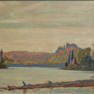 MACDONALD Mongoose Lake Algoma 1919 Oil 8 5 x 10 5