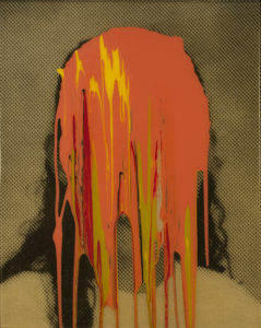 Douglas COUPLAND Poltergeist series Epoxy resin 20" x 16"