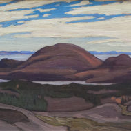 HARRIS Pic Island c 1924 Oil 10 5 x 13 5