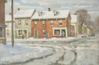 Tom ROBERTS Corner store Bathurst St Oil 24" x 36"