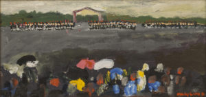 Molly BOBAK Parade Oil 6" x 12"