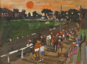 Molly BOBAK Wilmot Downs Oil 12" x 16"