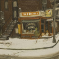 LITTLE Corner store St 1969 Oil 8 x 10