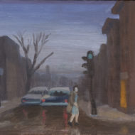 SURREY Rue de Montreal Oil 6 x 8