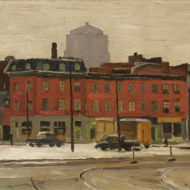 TAYLOR North side Chaboilley Sq 1955 Oil 8 x 10