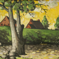 FORTIN Summer landscape, St. Rose Oil 13 25 x 18 25