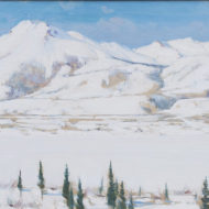 GAGNON Winter Silence Oil 7.75 x 9.75