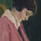 HEWARD Portrait of the artist's sister c 1925 Oil 13 x 9 75
