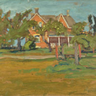 MACDONALD Hardy farm, Oakwood, Ont, 1920 Oil 8 5 x 10 5
