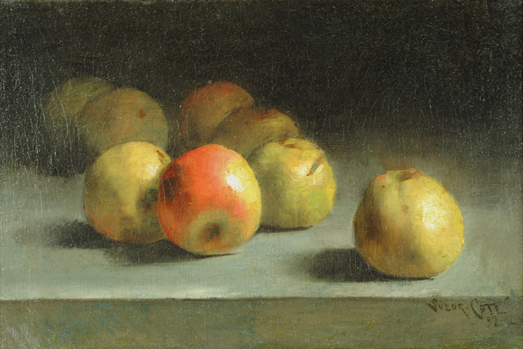 M.A. SUZOR-COTE Apples Oil 10" x 16"