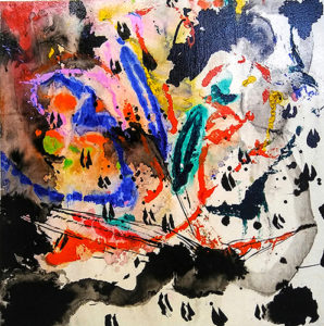Michel BEAUCAGE Fiorissimo IV, 2017 Mixed media 27" x 26.75"