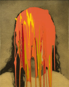Douglas COUPLAND Poltergeist series Epoxy resin 20" x 16"