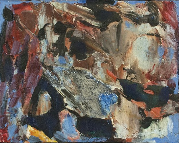 Marcelle FERRON Sans titre, 1958 Oil 10" x 8"