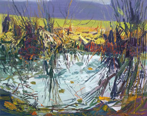 Byron HODGINS Nature trail Oil 43" x 54"