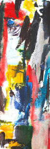 Zhenghui LAN Extending 28, 2014 Acrylic 69.5" x 24.5"