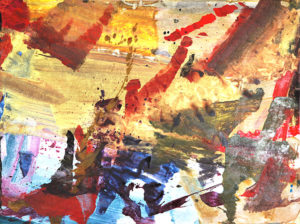 Zhenghui LAN Extending 3, 2014 Acrylic 24.5" x 32.5"