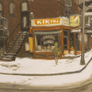 LITTLE Grocery store St 1969 Oil 8 x 10