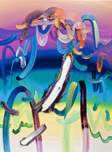 Erin LOREE Beat around the bush, 2014 Oil 24" x 18"