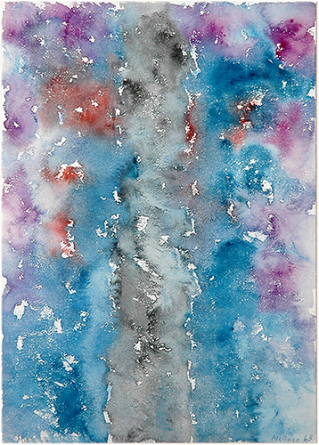Jean McEwen Abstraction, 1963 Watercolour 14" x 10"
