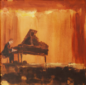 Darlene COLE Magic interior night Acrylic 30" x 30"