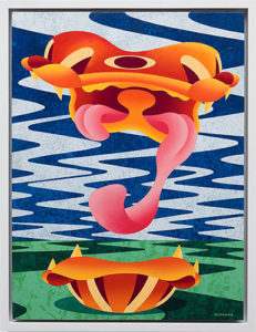 Anthony Ausgang Three Ritual Acrylic 24" x 18"