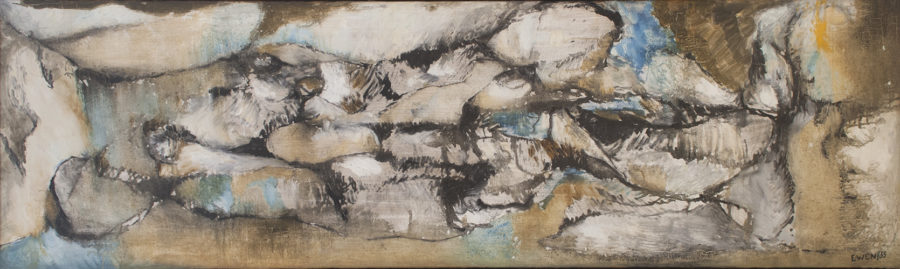 Paterson Ewen Untitled 1955 Oil 15" x 59.75"