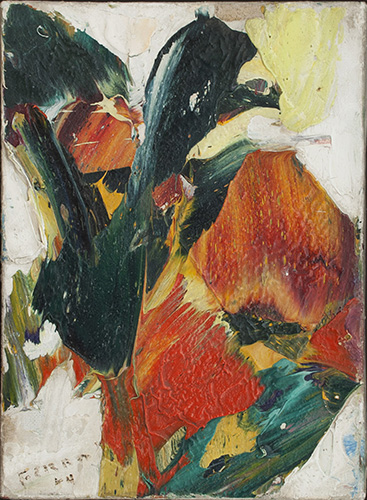 Marcelle Ferron Sans titre, 1954 Oil 8.75" x 6.25"