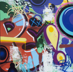 COPE2 Serie YUL 15 2016 Mixed media 48 x 48