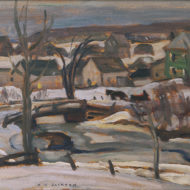 JACKSON St-Cecile de Masham 1949 Oil 8 5 x 10 5