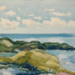 CARMICHAEL Slate Island Lake Superior Watercolour 11 x 13