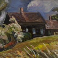 ROBERTSON Old Vermont House Oil 12 x 14