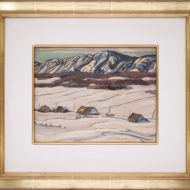 JACKSON The road to Bic 1939 FRAMED Oil 8 5 x 10 5