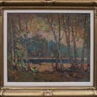 BEATTY In Algonquin Park c1914 FRAMED Oil 18 x 22