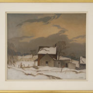CASSON End of day 1967 FRAMEDa Oil 20 x 24
