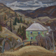 SAVAGE House in the hills Oil 15 75 x 17 75