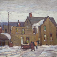 PAGINTON YMCA New Toronto 1931 Oil 12 x 14