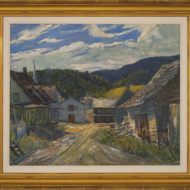 HUTCHISON Landscape FRAMED Oil 25 x 30