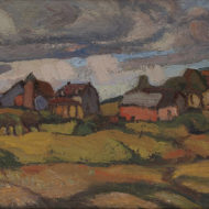 MAY Paysage c 1935 Oil 10 x 12