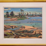 JACKSON-Georgian-Bay-1952-FRAMED-Oil-Canvas-16-x-20-1