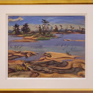 JACKSON-Georgian-Bay-1952-FRAMED-Oil-Canvas-16-x-20
