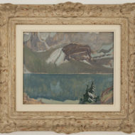MACDONALD Snow Lake OHara 1929 Oil FRAMED 8 5 x 10 5